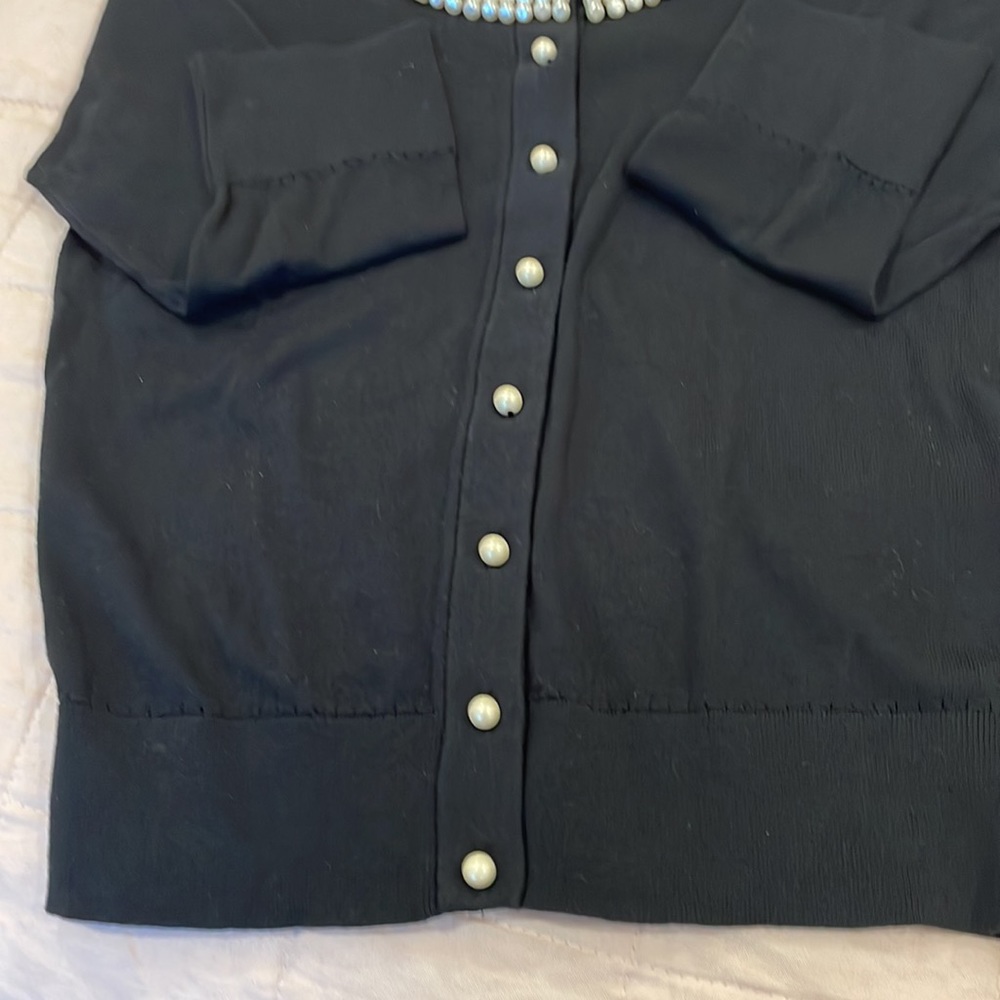 Kate Spade, black cardigan. XS. - Picture 8 of 12